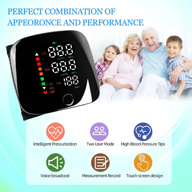 Final 3 Hours: 70%OFFπ₯ Wrist Blood Pressure Monitor Led Display,Touch Screen Wrist Blood Pressure Cuff