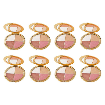 Sale Happening Now:70%OFF🔥eye & cheek palette - eyeshadow and highlighter makeup (with Detachable Brush)
