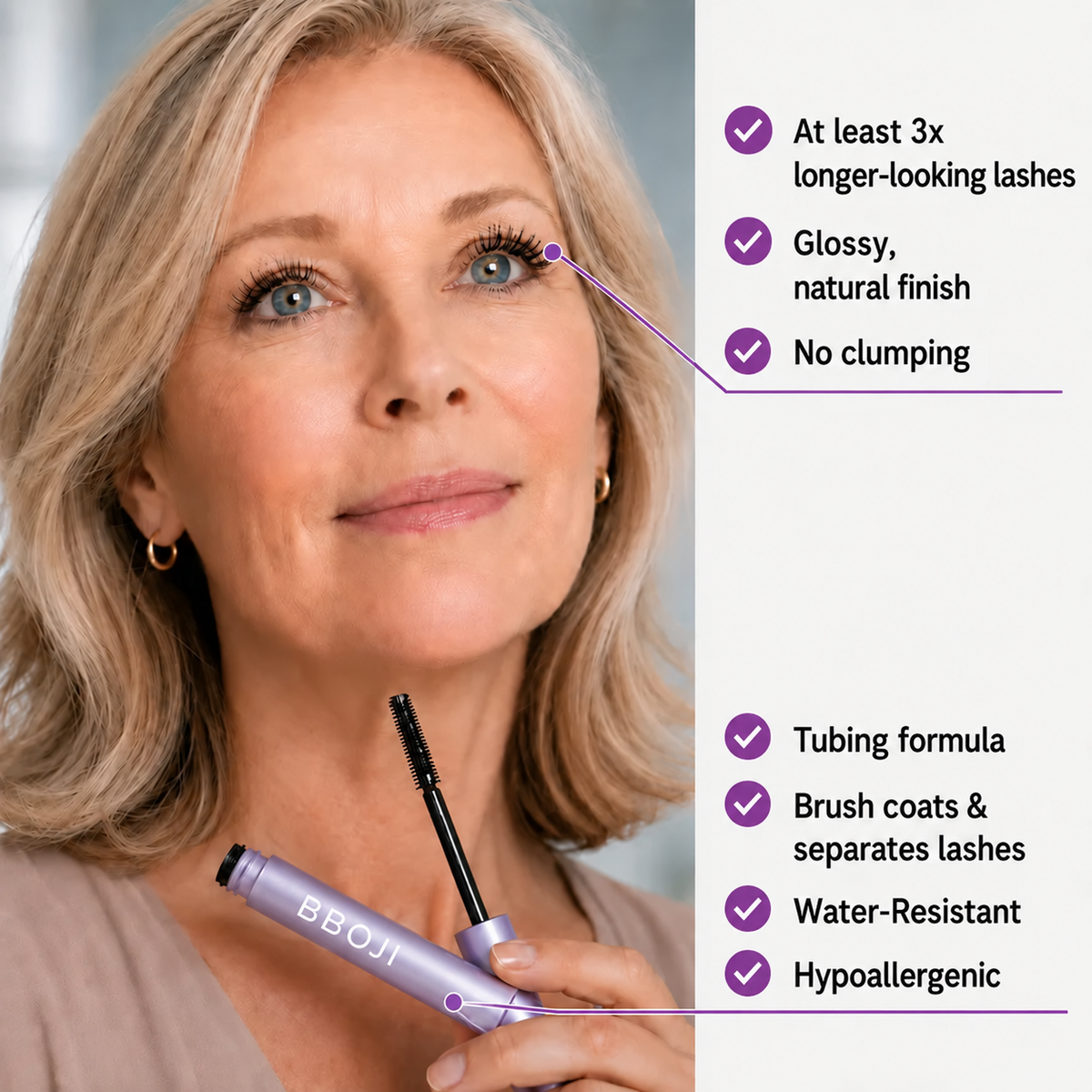 💗 Limited Time: 50% OFF BBOJI Mascara for Fuller, Longer-Looking Mature Lashes