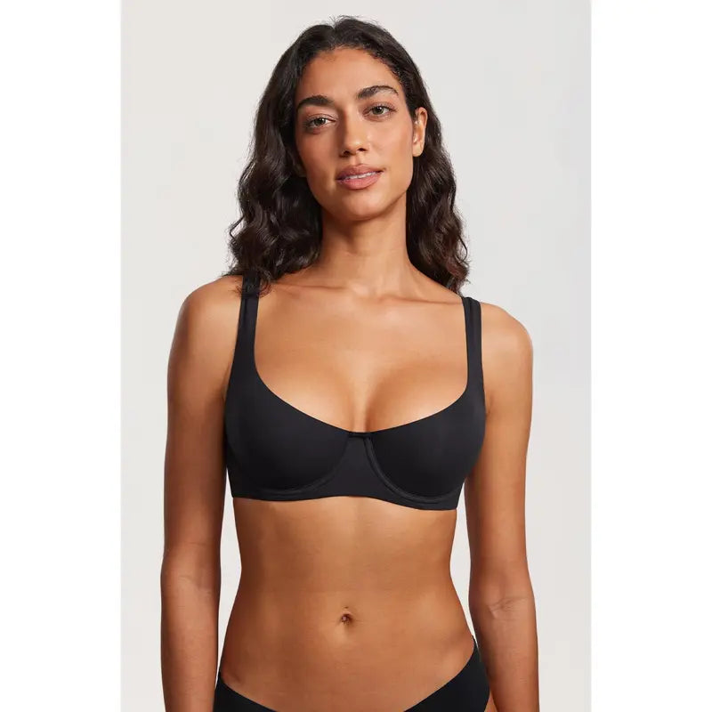 💗 Women's Unlined Balconette Bra — Naturally Lifted, Beautifully Shaped, Effortlessly Comfortable