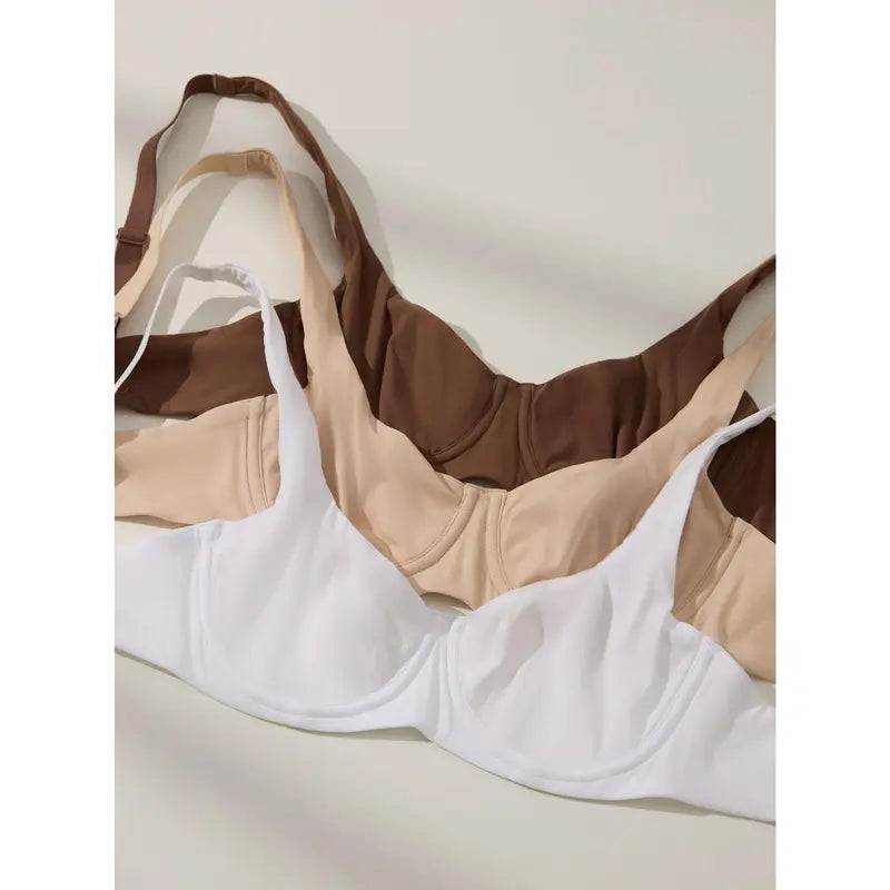 💗 Women's Unlined Balconette Bra — Naturally Lifted, Beautifully Shaped, Effortlessly Comfortable