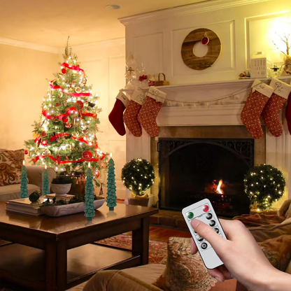🔥 Early Christmas Sale  🌲Christmas Tree Flameless Taper Candle Lights with Remote Control