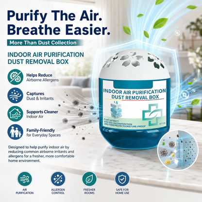 🔥2026 New Collection - Limited-Time Pre-Sale⏰Indoor Air Purification Dust Removal Box🏠🌿