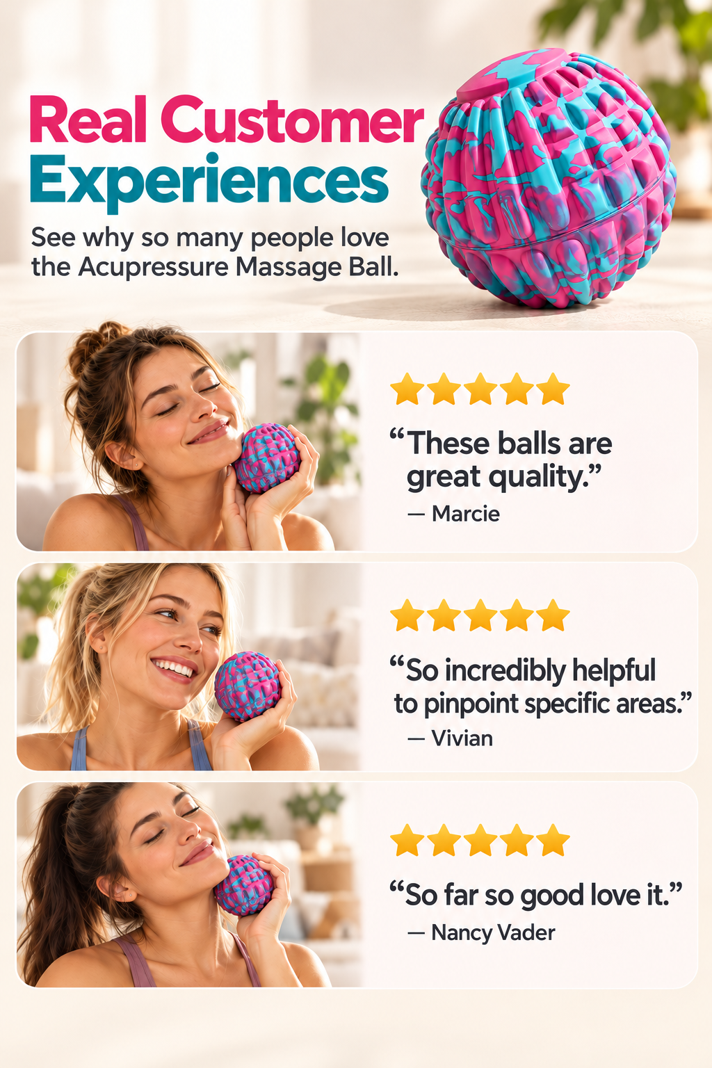 ✨ Acupressure Massage Ball – Targeted Muscle Relaxation & Everyday Comfort