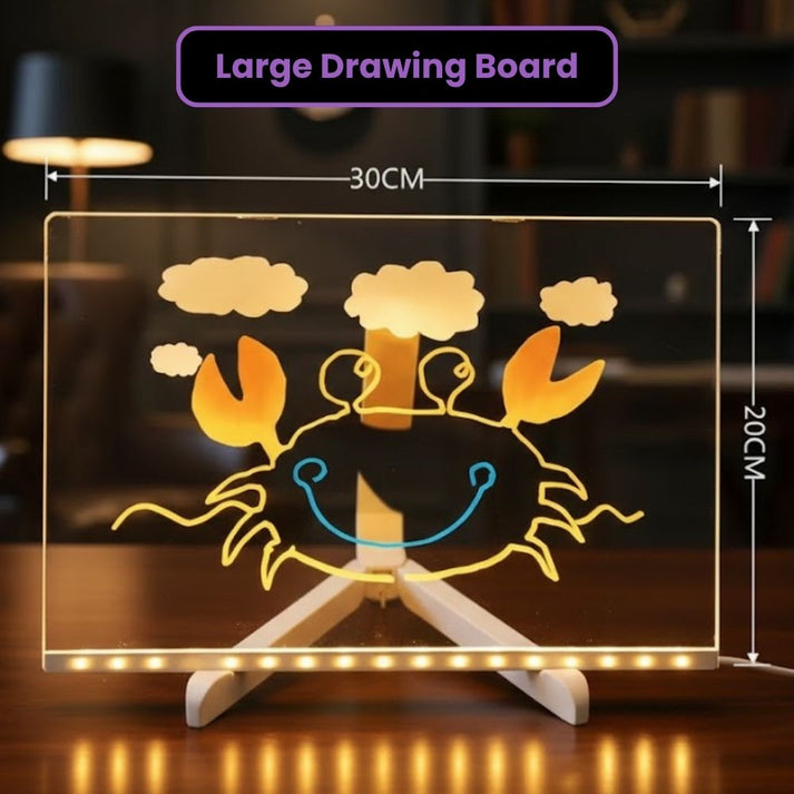 🌈🎨Magic Drawing Board for Kids – Draw, Glow & Erase🎁 Fun Create Gift for Boys &Girls