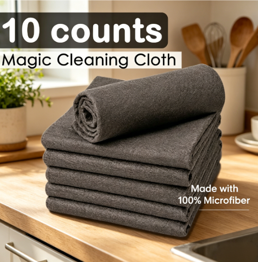🔥(LAST DAY PROMOTION - 50% OFF )10 Counts Purearo Thickened Magic Cleaning Cloth