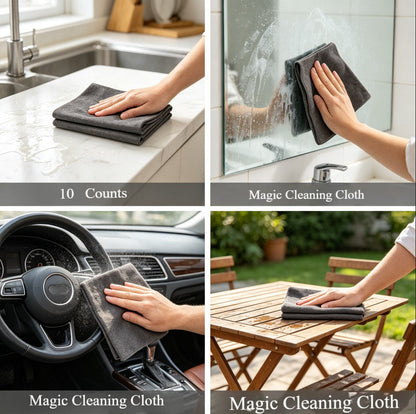 🔥(LAST DAY PROMOTION - 50% OFF )10 Counts Purearo Thickened Magic Cleaning Cloth