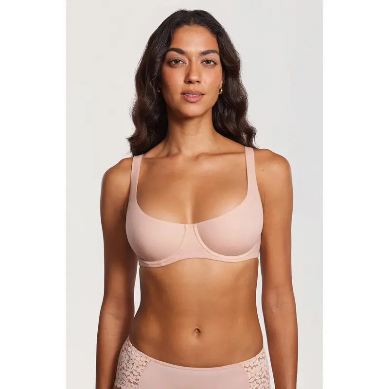 💗 Women's Unlined Balconette Bra — Naturally Lifted, Beautifully Shaped, Effortlessly Comfortable