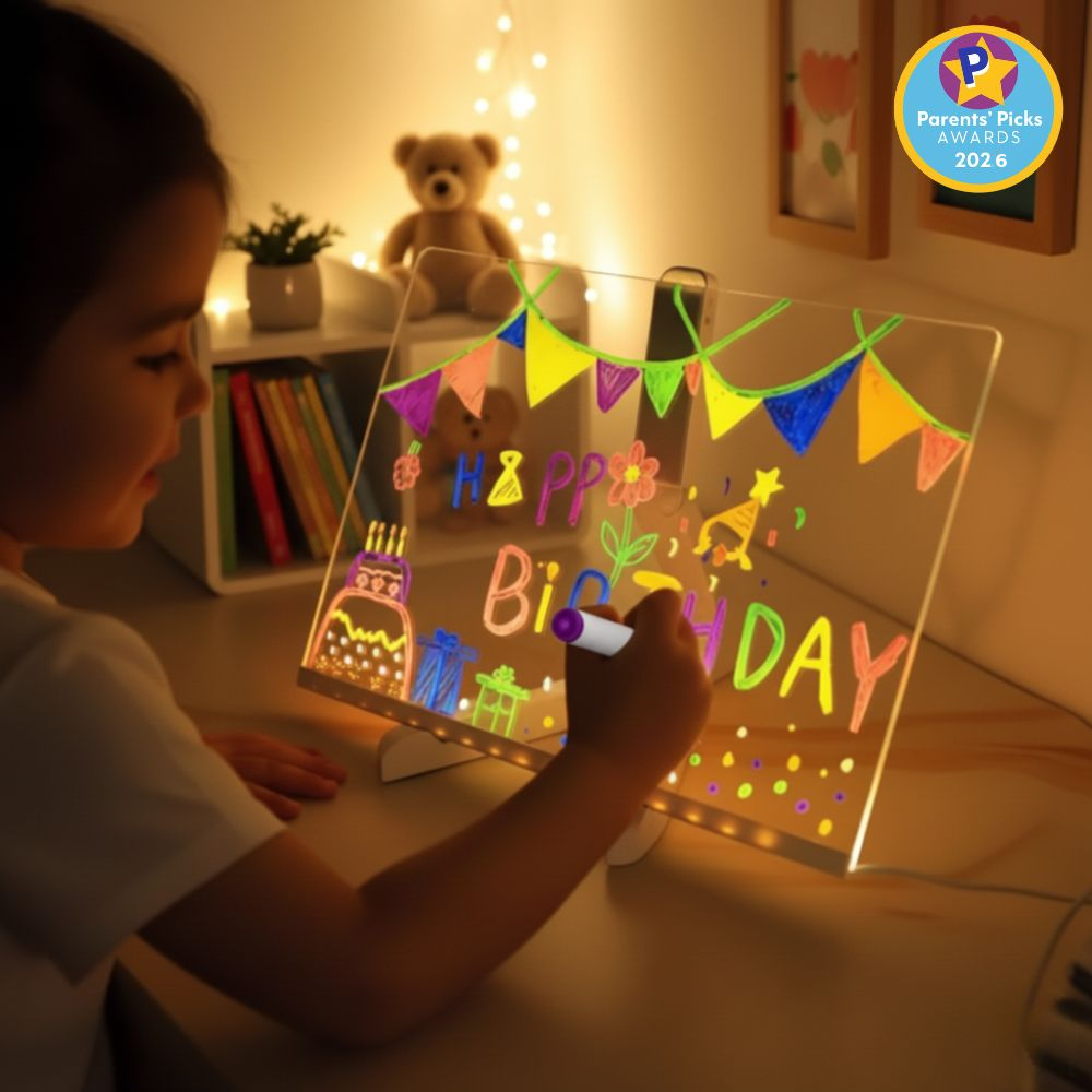 🌈🎨Magic Drawing Board for Kids – Draw, Glow & Erase🎁 Fun Create Gift for Boys &Girls