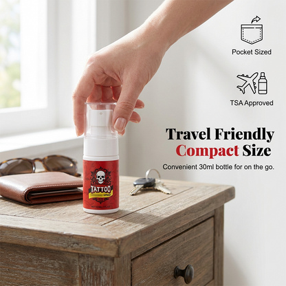 Tattoo Aftercare Spray – ultra-fine mist, hydrates, revives ink vibrancy