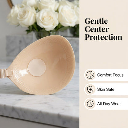 💕 Invisible Silicone Push-Up Bra for Backless Dresses & Wedding Gowns